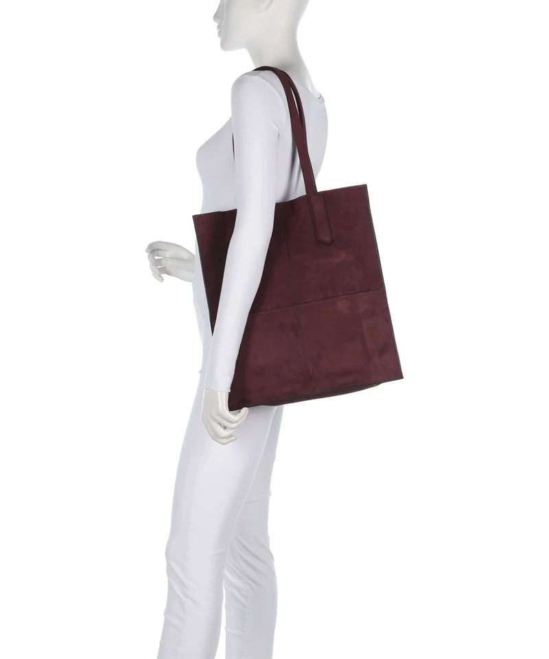 Liebeskind Amy Vegan Suede L Shopper pomegranate