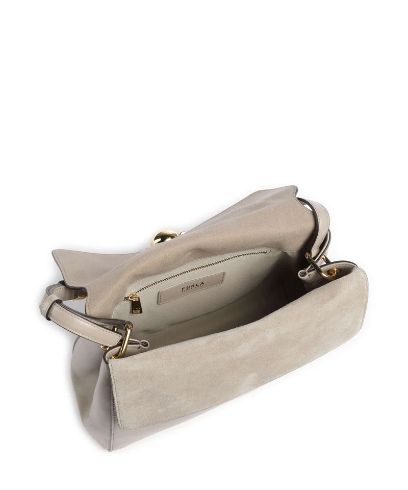 Furla Domus S Schultertasche linen