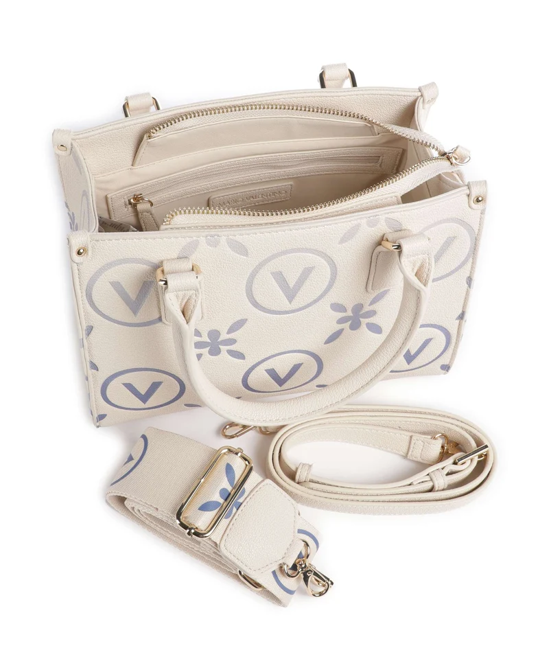 Valentino Bags Samba Re Print Handtasche ecru/bluette