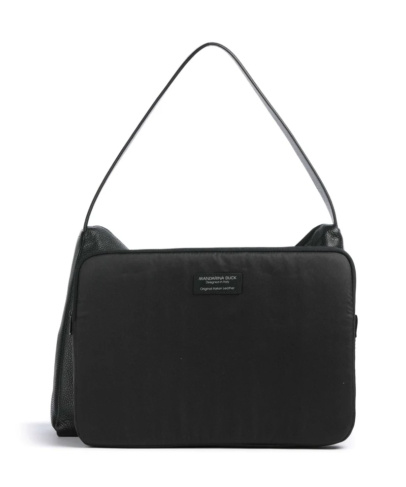 Mandarina Duck Mellow Leather Beuteltasche nero