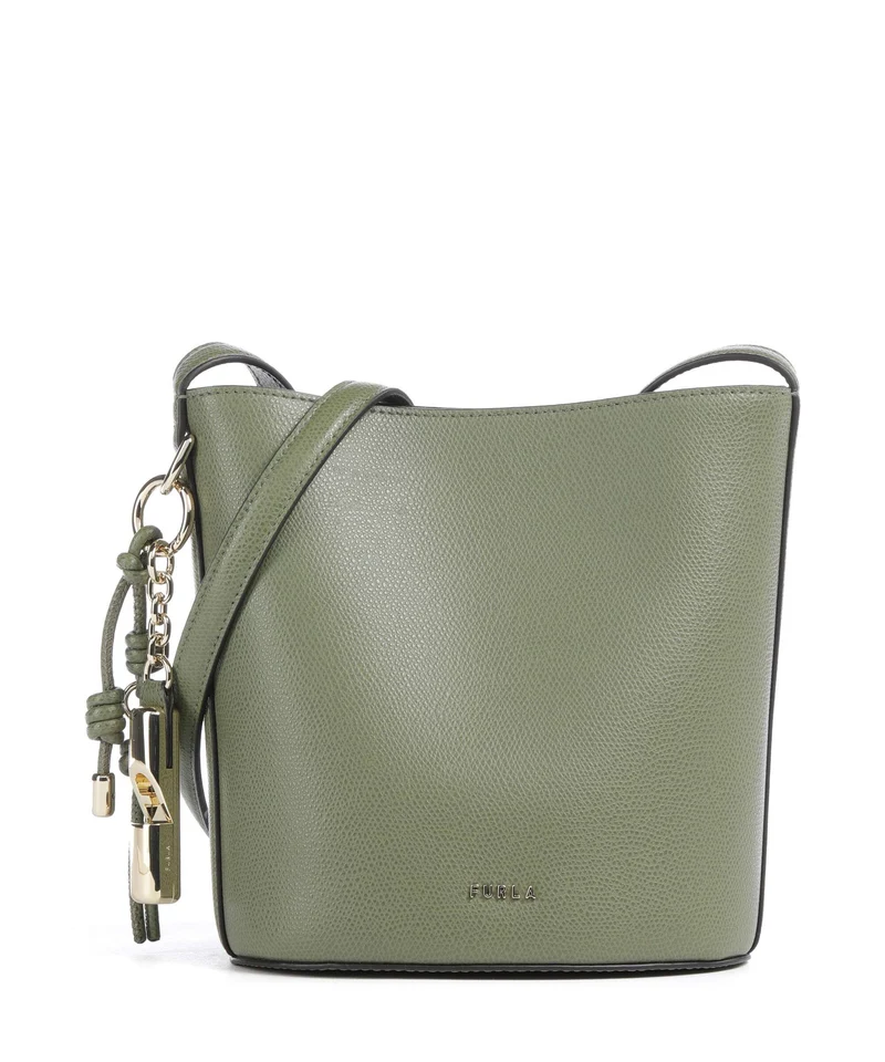 Furla Roxie Mini Bucket Handtasche avocado