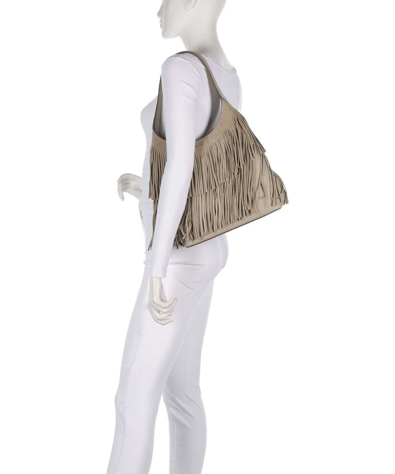 BOSS Lenah Beuteltasche light beige