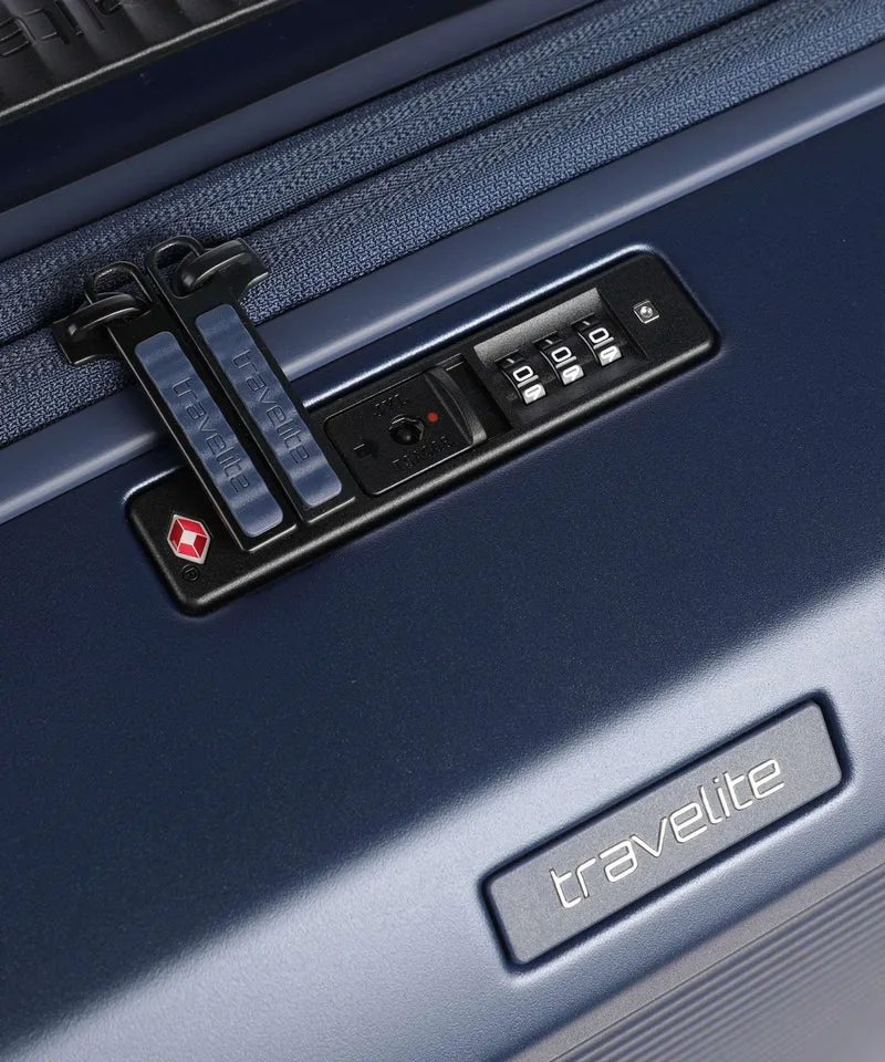 Travelite Millenium 4-Rollen Trolley Set navy