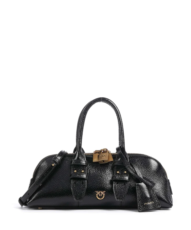 Pinko Bowling Horizontal Handtasche nero/antique gold