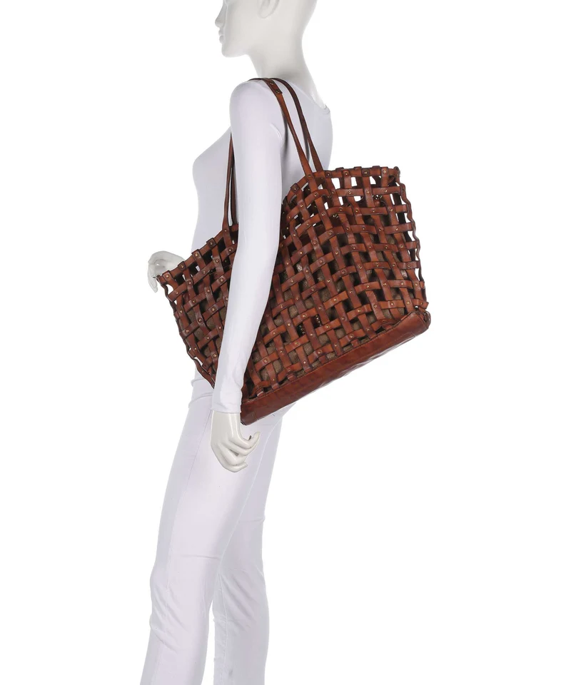 Campomaggi Shopper cognac/bronze