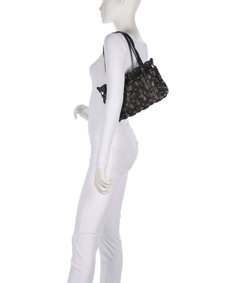 Campomaggi Schultertasche grey/bronze