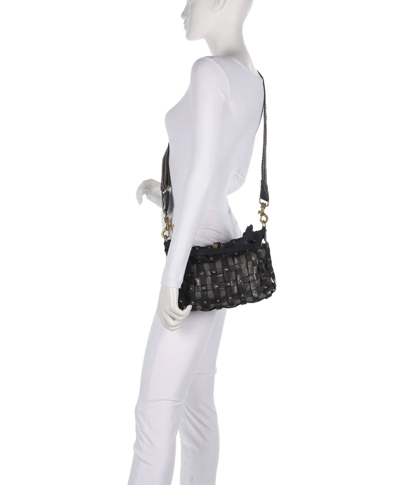 Campomaggi Schultertasche grey/bronze