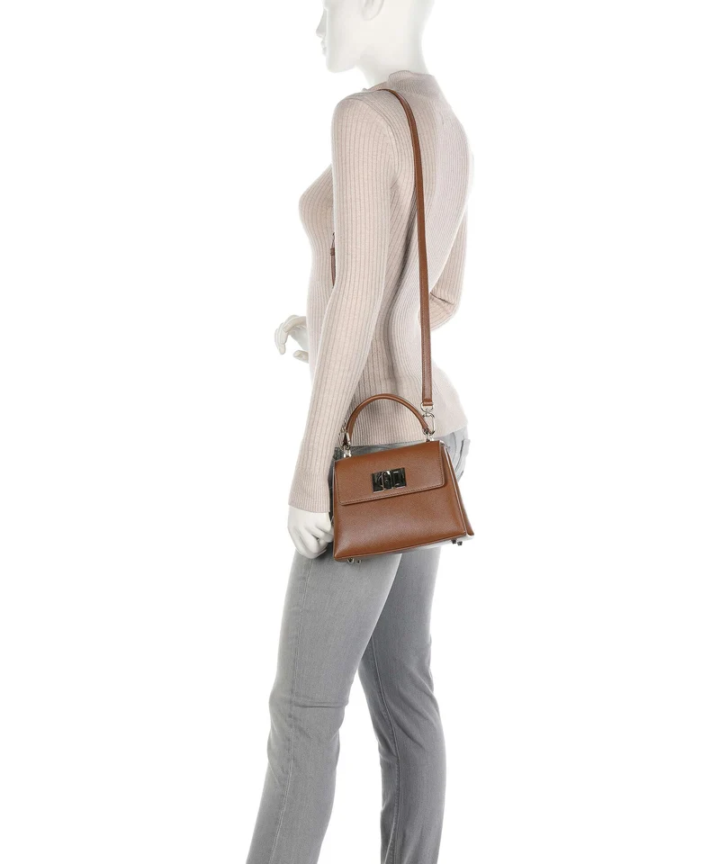 Furla 1927 Mini Handtasche cognac