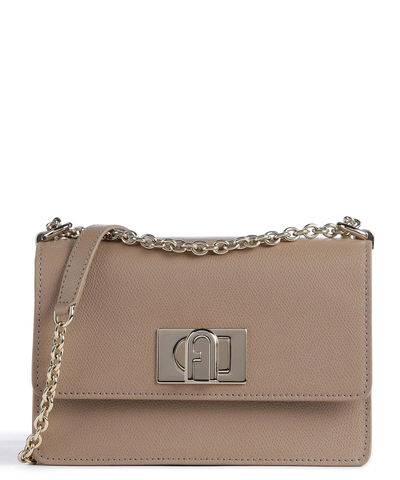 Furla 1927 Mini Schultertasche greige