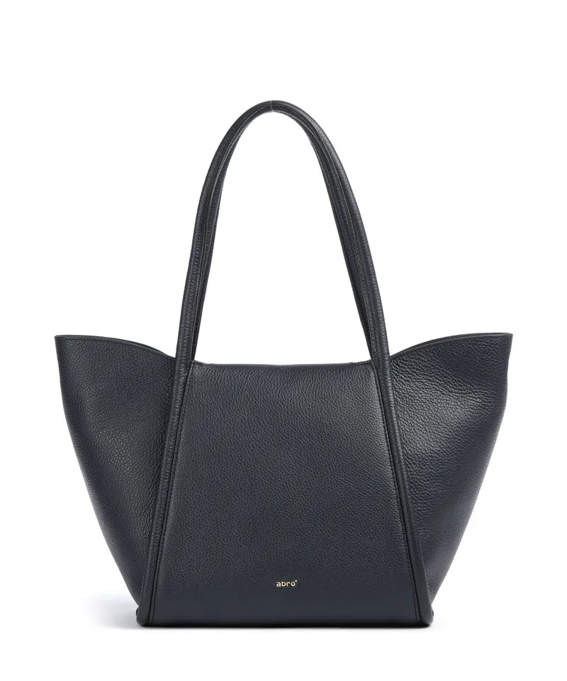 Abro Agave Willow Small Shopper navy