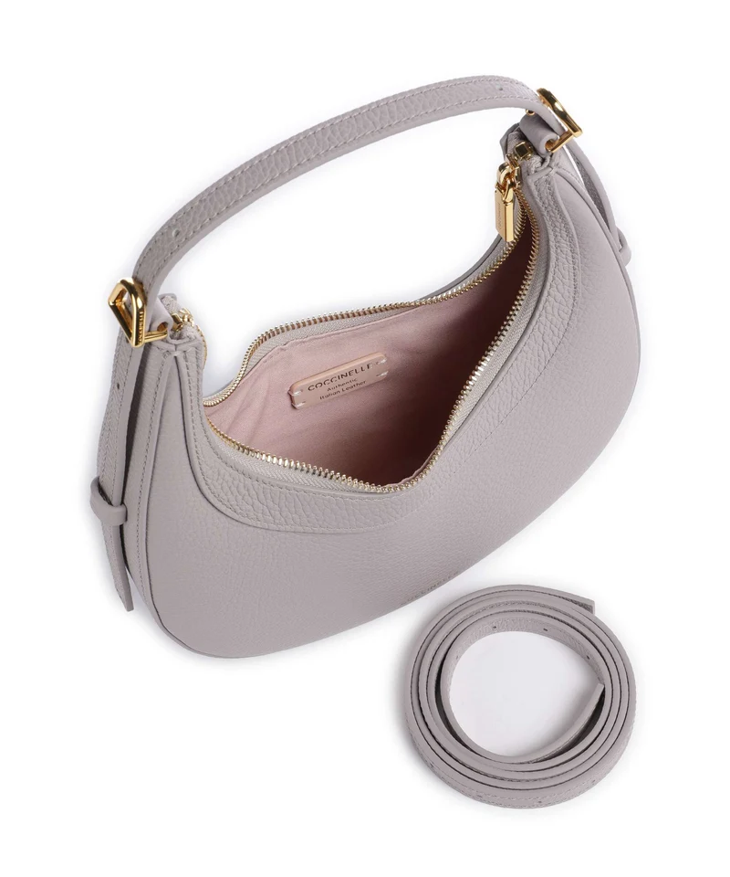Coccinelle Whisper Schultertasche oyster