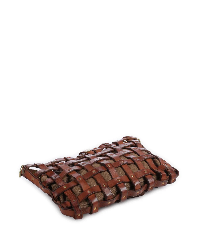 Campomaggi Schultertasche cognac/bronze