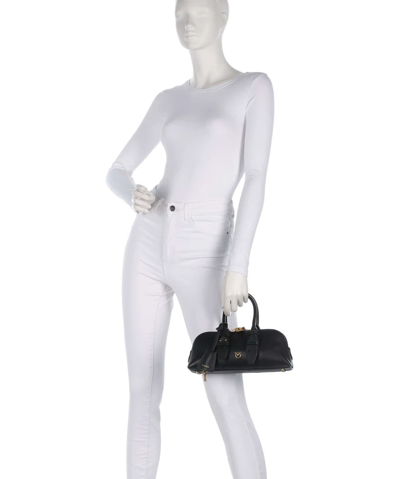Pinko Bowling Horizontal Handtasche nero/antique gold