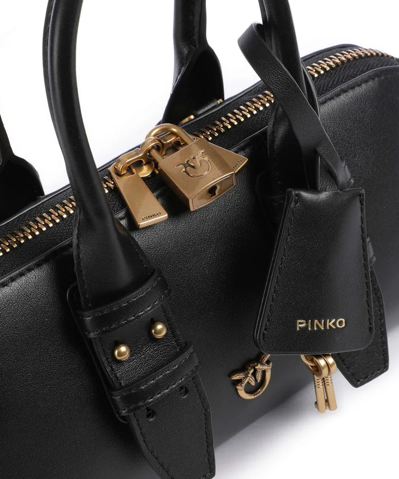 Pinko Bowling Horizontal Handtasche nero/antique gold