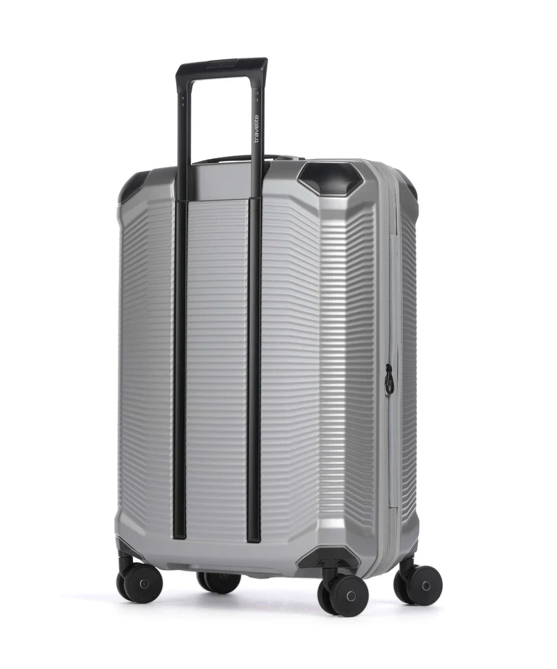 Travelite Millenium 4-Rollen Trolley silver