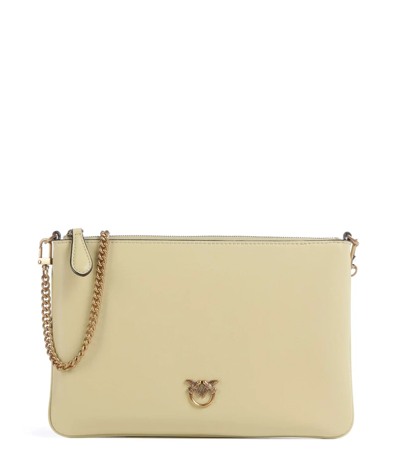 Pinko Flat Classic Umhängetasche giallo vaniglia/antique gold