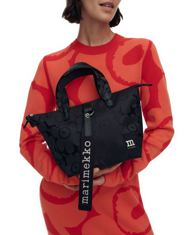 Marimekko All Day Unikko Handtasche blue/dark blue