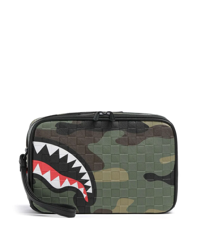 Sprayground Woodland Camo Check Kulturbeutel multicolour