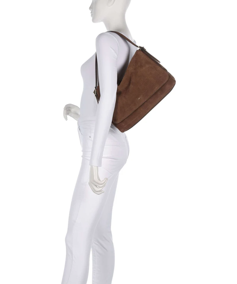 Abro Suede Carina Schultertasche wood