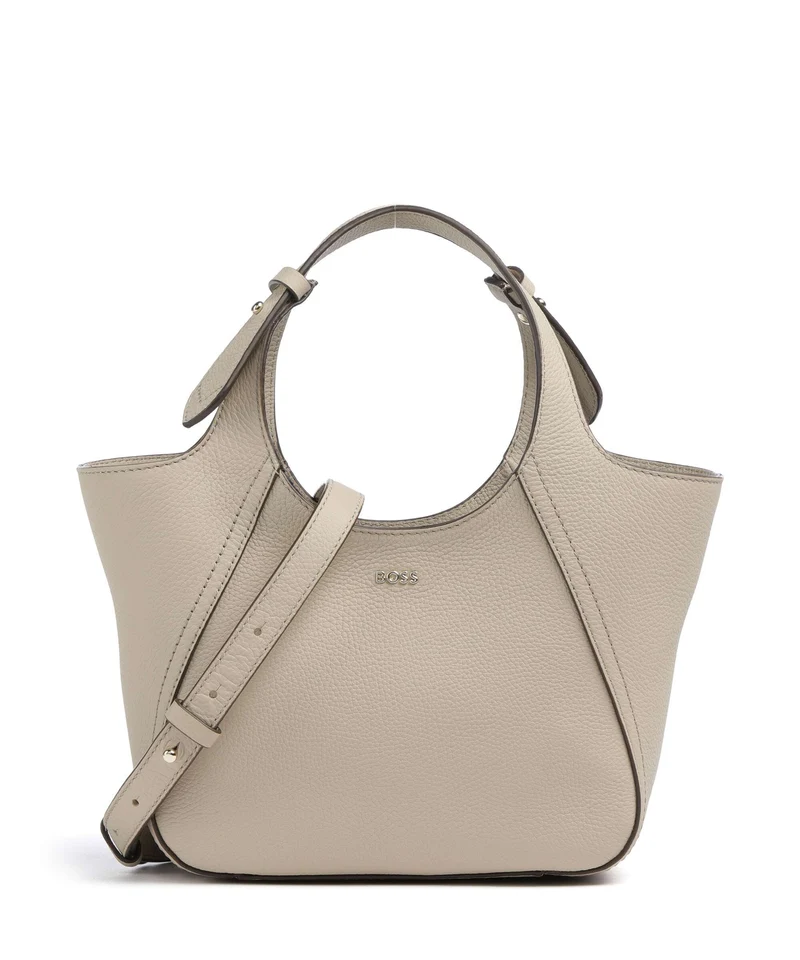 BOSS Lenah Small Handtasche light beige