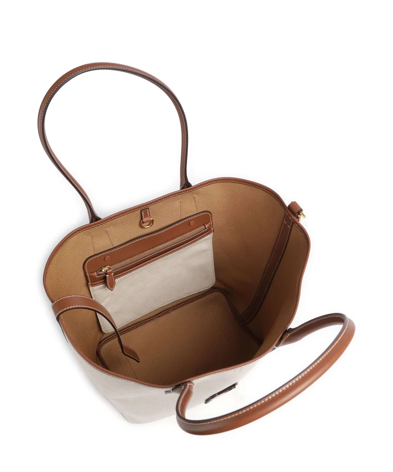 Polo Ralph Lauren Bellport Medium Shopper natural/cuoio
