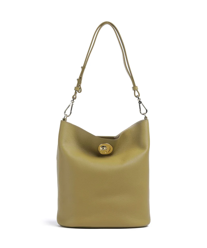 Coccinelle Nikla Bucket Handtasche seagrass/sandshell