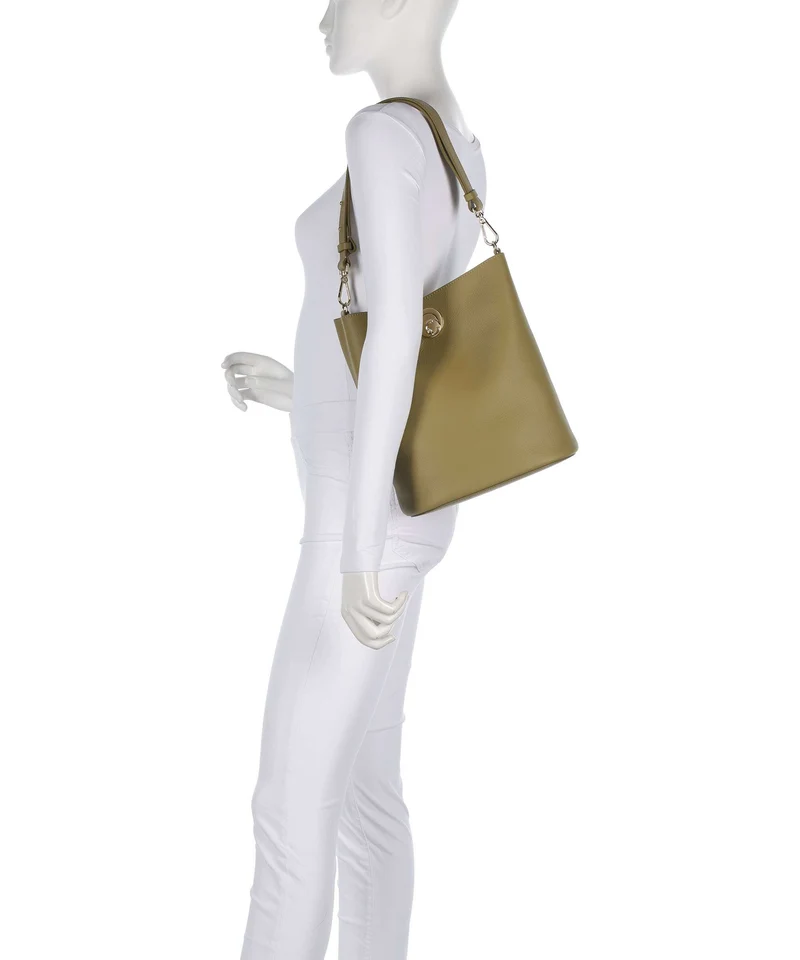 Coccinelle Nikla Bucket Handtasche seagrass/sandshell