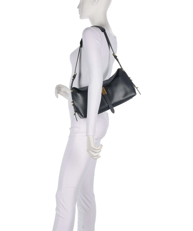 Pinko Saddle Schultertasche grigio asfalto/antique gold
