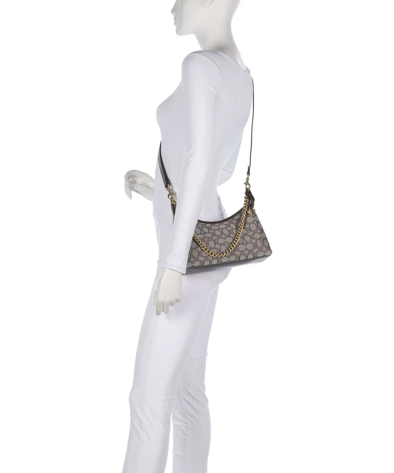 Coach Juliet Signature Jacquard 25 Schultertasche oak maple