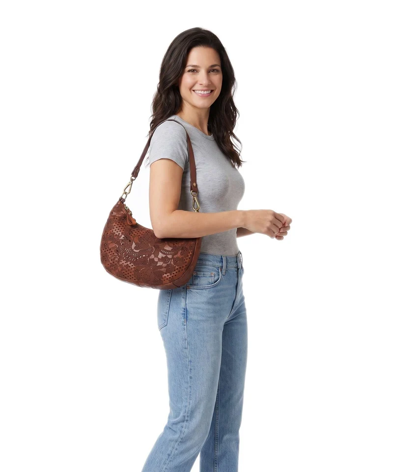 Campomaggi Schultertasche cognac