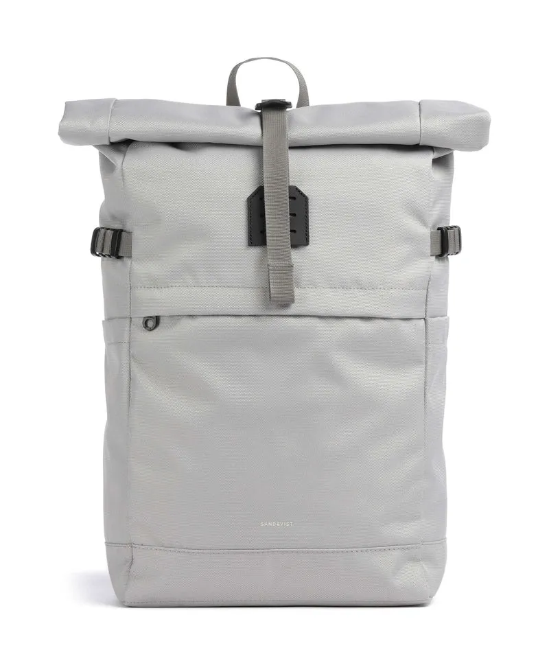 Sandqvist Icon M Rolltop Rucksack light grey