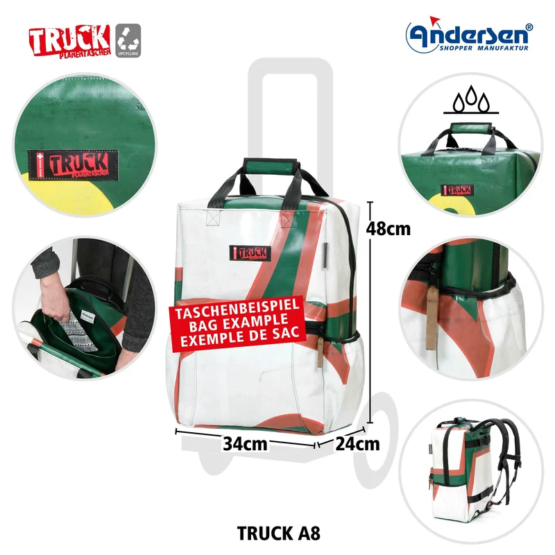 Royal Shopper Truck A8, Kugellagerrad 25 cm