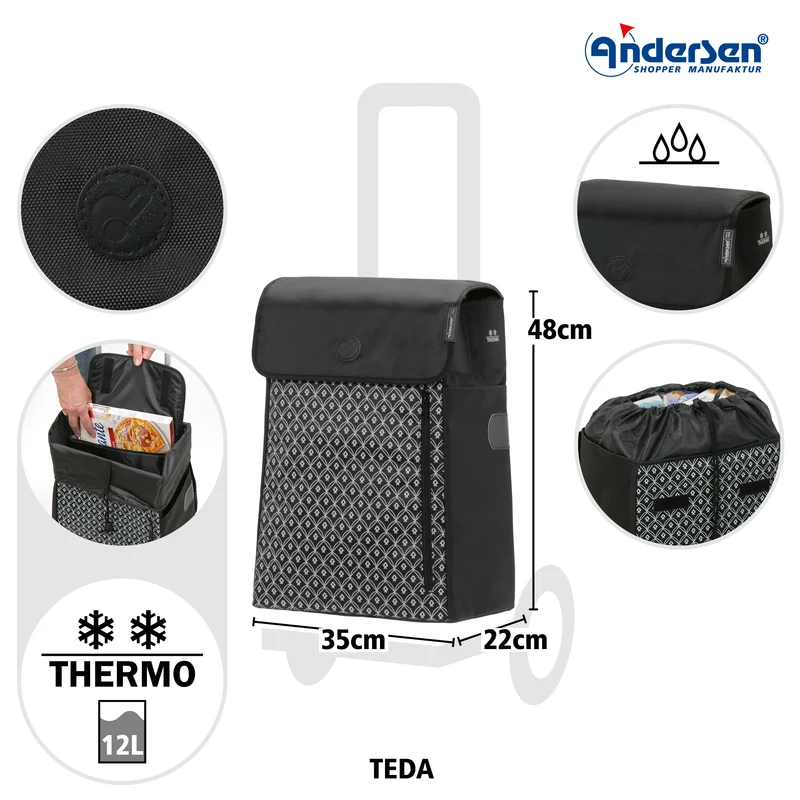 Scala Shopper Teda - Schwarz