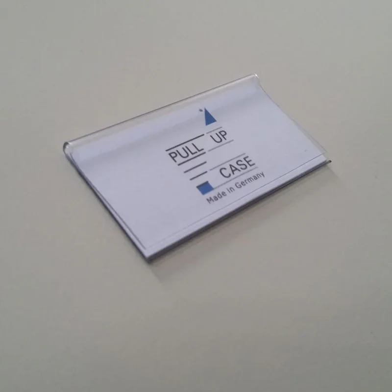 Etikettenhalter für Tray