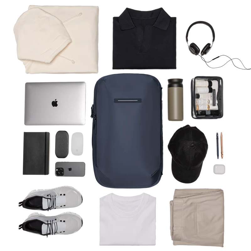 Gion Backpack Travel / Night Blue / Recycled Nylon
