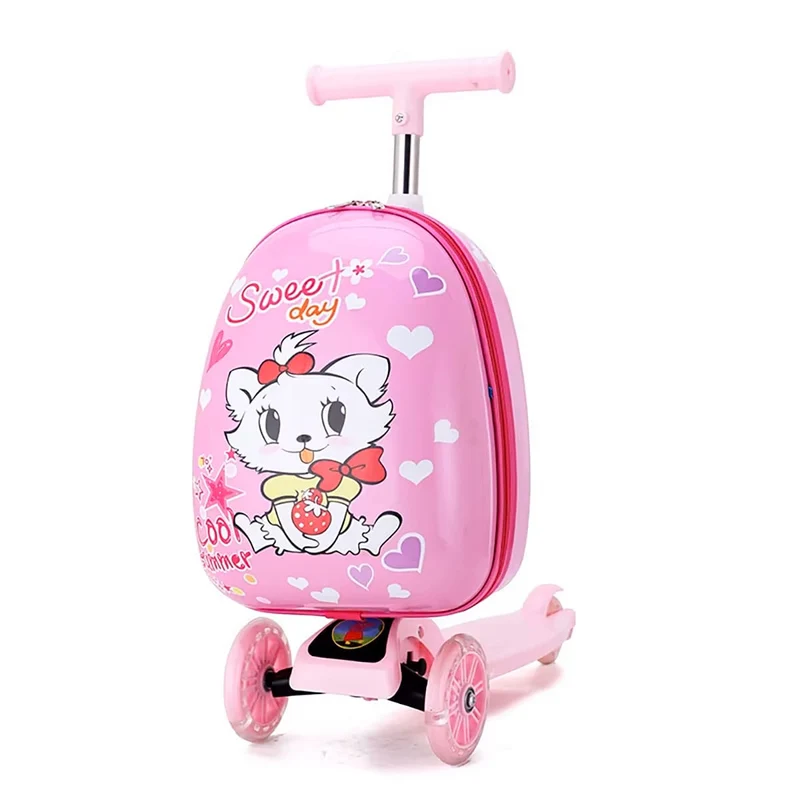 Kids Scooter Reisekoffer – 2-in-1, 60x30 cm, Koffer & Scooter für Kinder