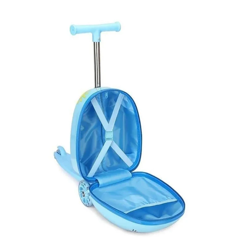 Kids Scooter Reisekoffer – 2-in-1, 60x30 cm, Koffer & Scooter für Kinder