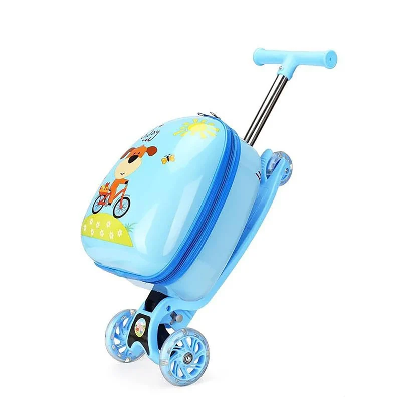 Kids Scooter Reisekoffer – 2-in-1, 60x30 cm, Koffer & Scooter für Kinder