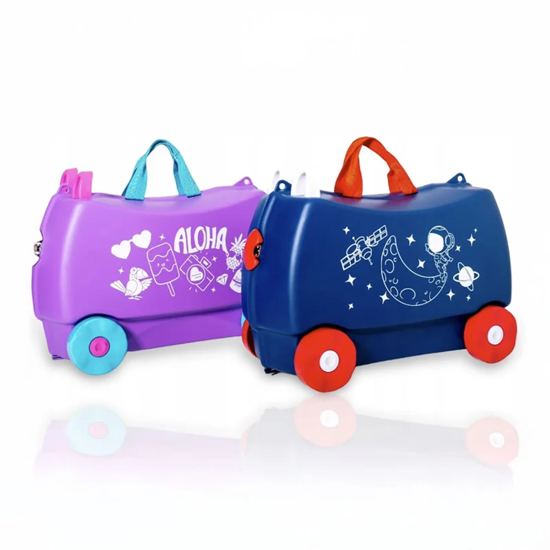 Magic Travel Kinderkoffer – 48x22x34 cm, Ride-on, Handgepäck für Kinder