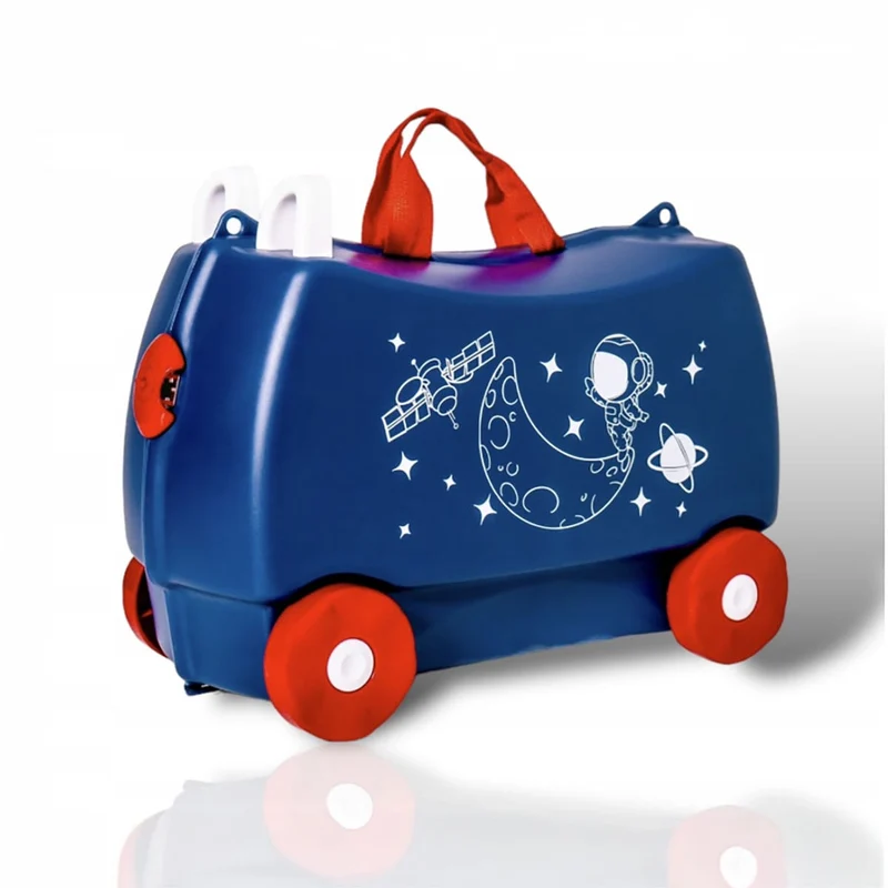 Magic Travel Kinderkoffer – 48x22x34 cm, Ride-on, Handgepäck für Kinder