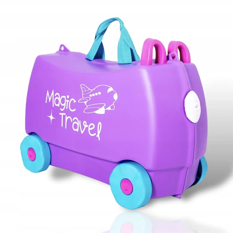 Magic Travel Kinderkoffer – 48x22x34 cm, Ride-on, Handgepäck für Kinder