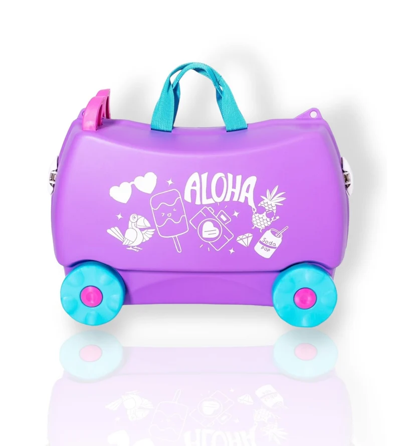 Magic Travel Kinderkoffer – 48x22x34 cm, Ride-on, Handgepäck für Kinder