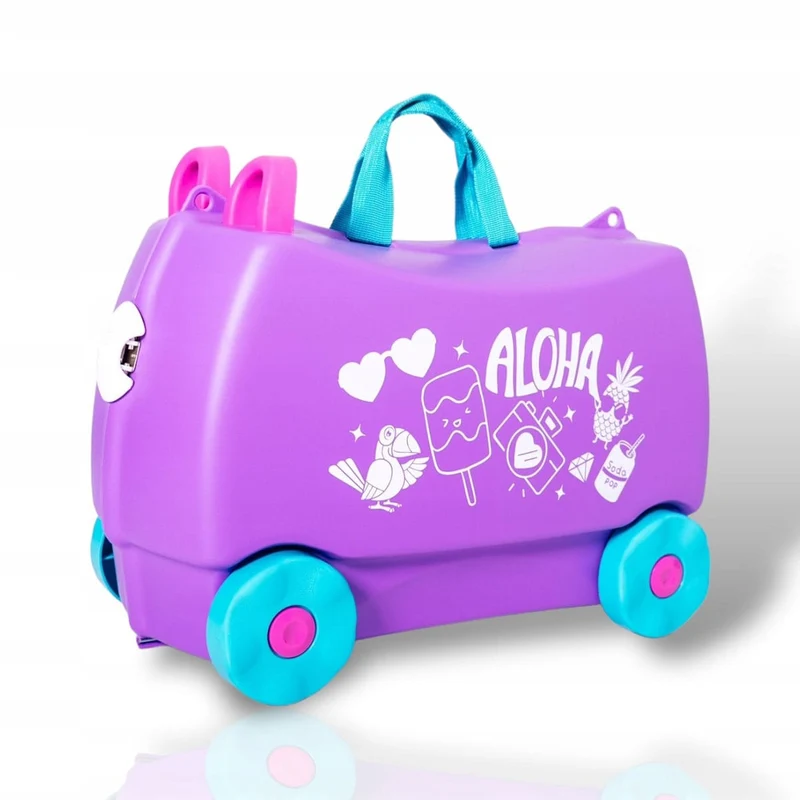 Magic Travel Kinderkoffer – 48x22x34 cm, Ride-on, Handgepäck für Kinder