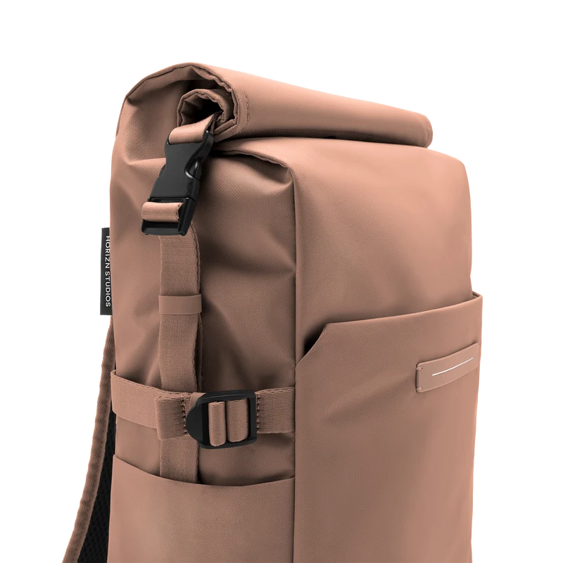 Shibuya Rolltop Backpack / Mocha / Recycled Nylon