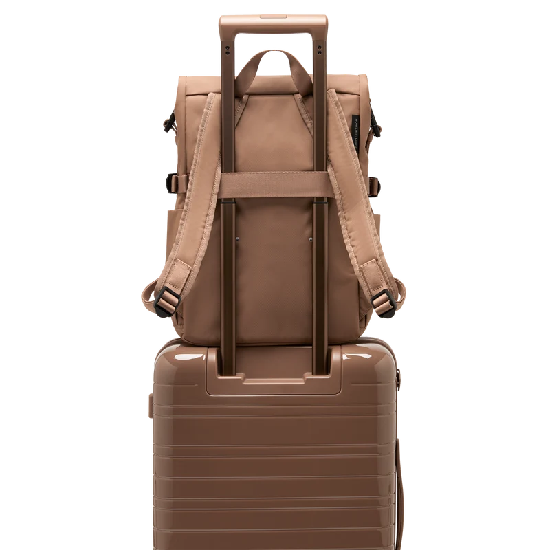 Shibuya Rolltop Backpack / Mocha / Recycled Nylon