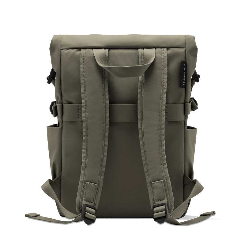 Shibuya Rolltop Backpack / Dark Olive / Recycled Nylon