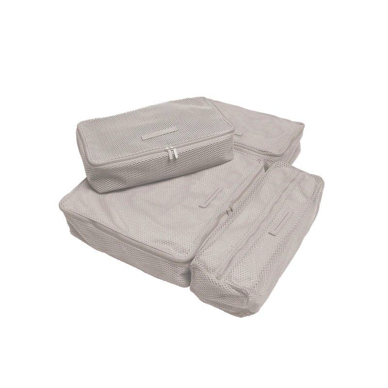 Packing Cubes / Sand Grey / Nylon Mesh