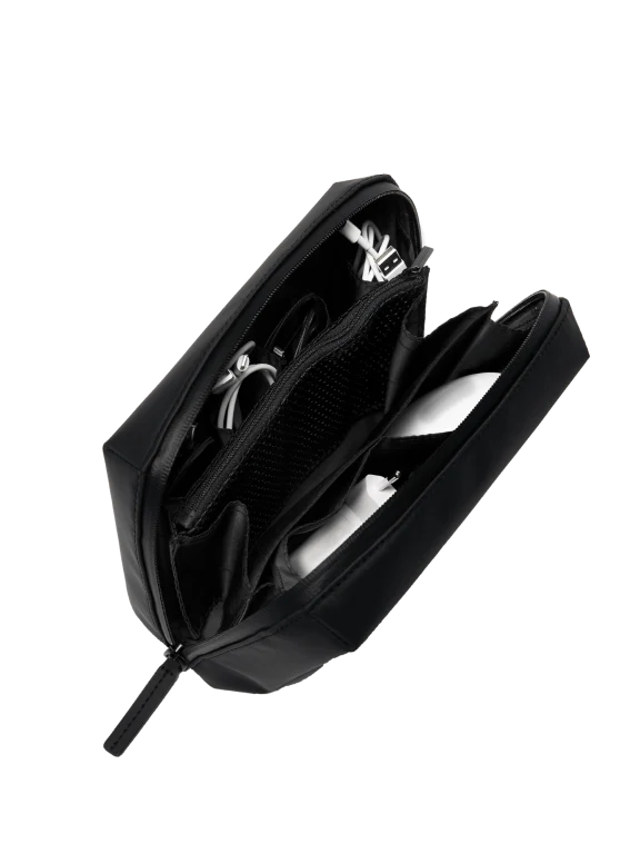 Tech Organiser / All Black / Waterproof Tarpaulin