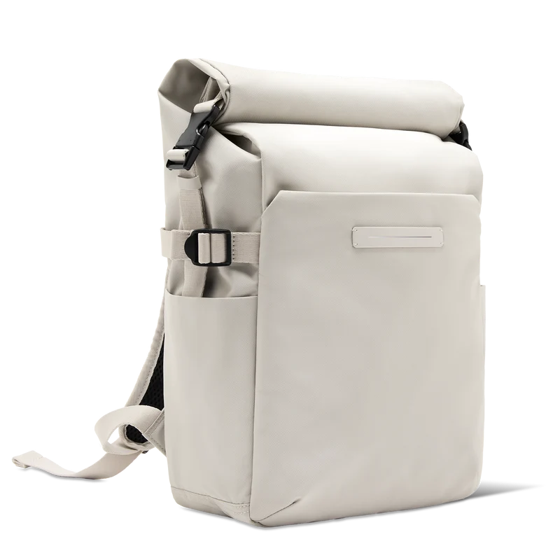 Shibuya Rolltop Backpack / Sand Grey / Recycled Nylon