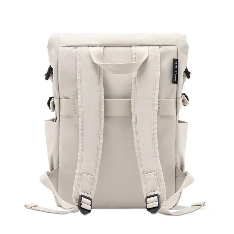Shibuya Rolltop Backpack / Sand Grey / Recycled Nylon